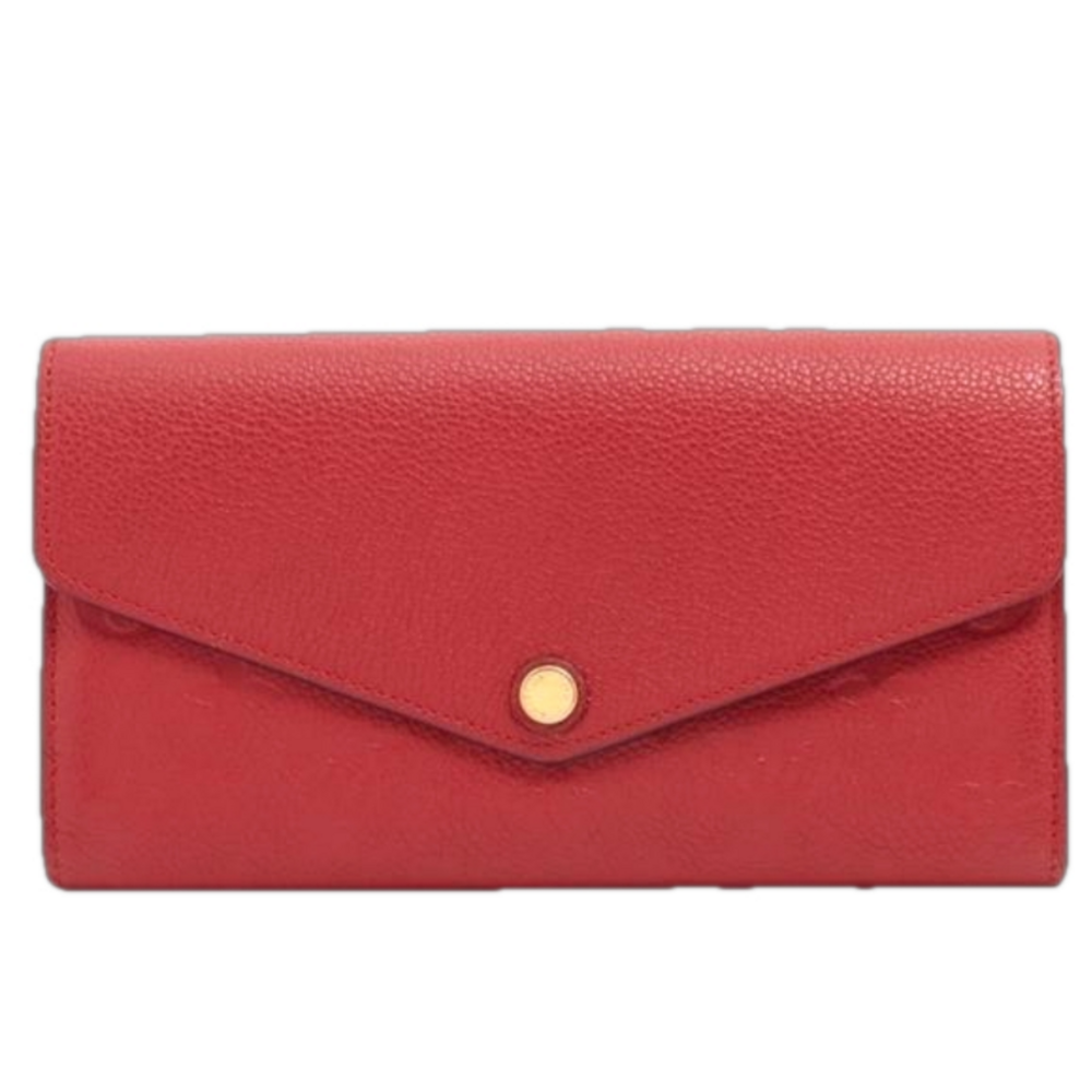 Authentic Louis Vuitton Empreinte Sarah Wallet /Long Wallets Into Initials